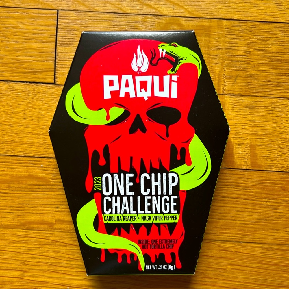 2023 Paqui One Chip Challenge   *Rare* (Discontinued) ADULTS ONLY